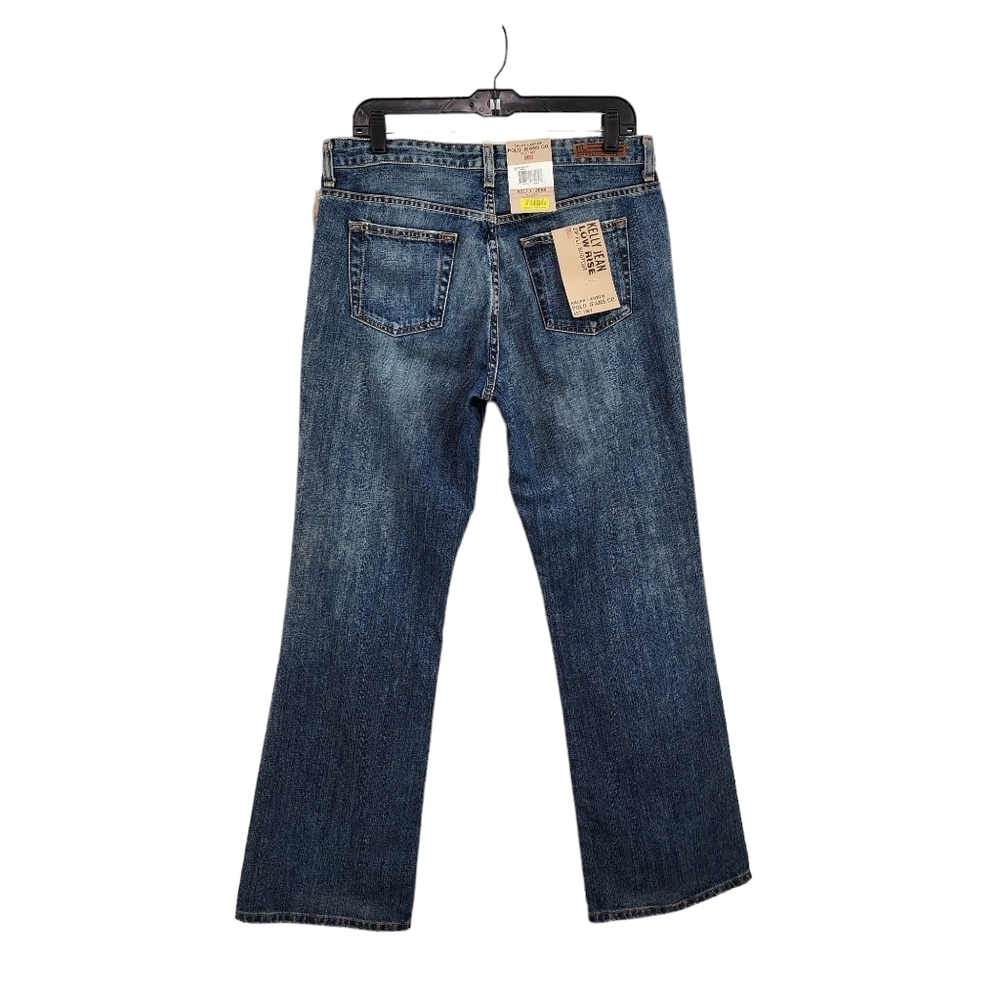 Ralph Lauren Polo Jeans Co Women's Kelly Cotton Low Rise Jeans - 12 - Picture 4 of 9